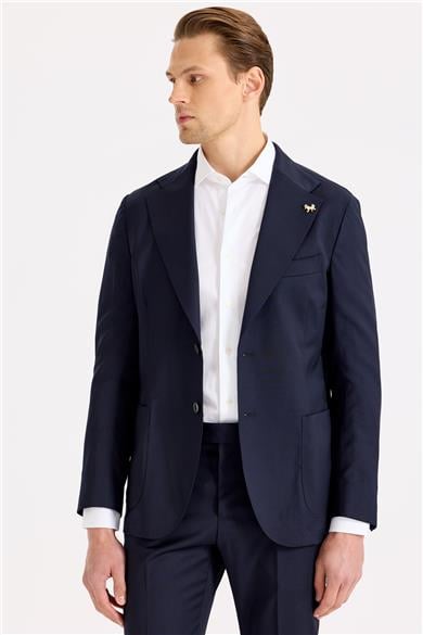 Lacivert Yün Takım Elbise