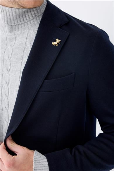 Lacivert Zero Gravity Yün Ceket 