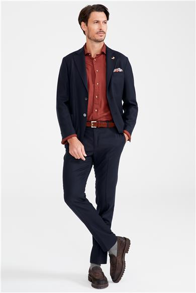 Lacivert Zero Gravity Yün Takım Elbise