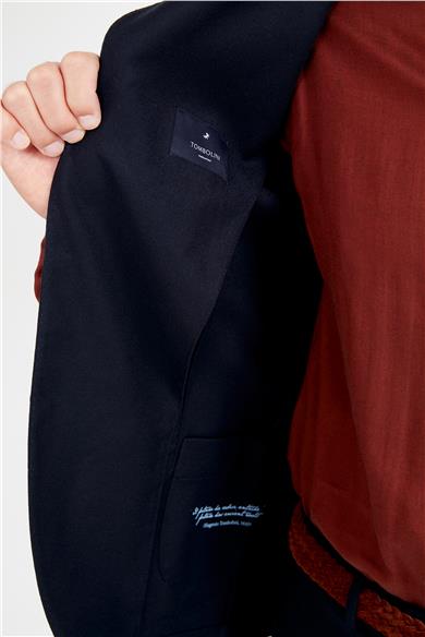 Lacivert Zero Gravity Yün Takım Elbise