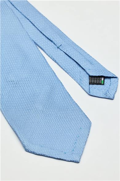 Mavi Garza İpek Kravat
