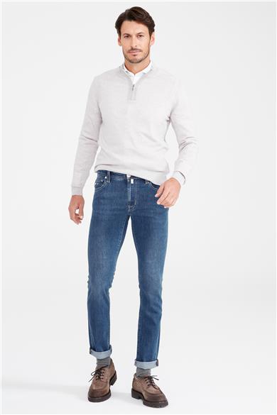 Mavi İpek Lyocell Denim Pantolon  