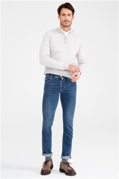 Mavi İpek Lyocell Denim Pantolon  