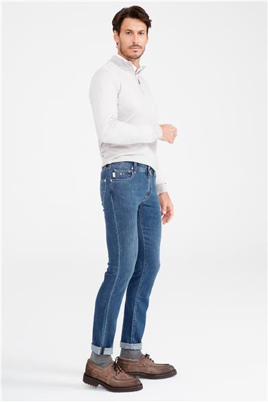 Mavi İpek Lyocell Denim Pantolon  