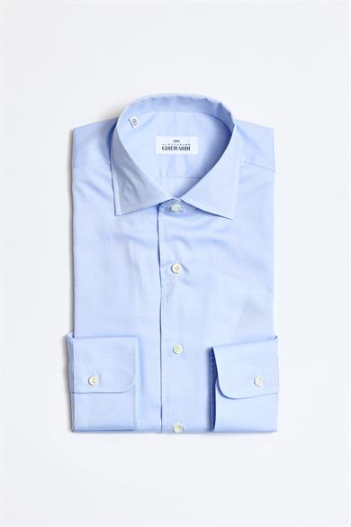 Mavi One-Piece Pamuk Gömlek