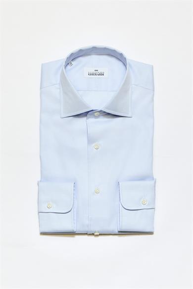 Mavi One-Piece Pamuk Gömlek