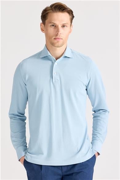 Mavi Pima Pamuk Sweat Shirt