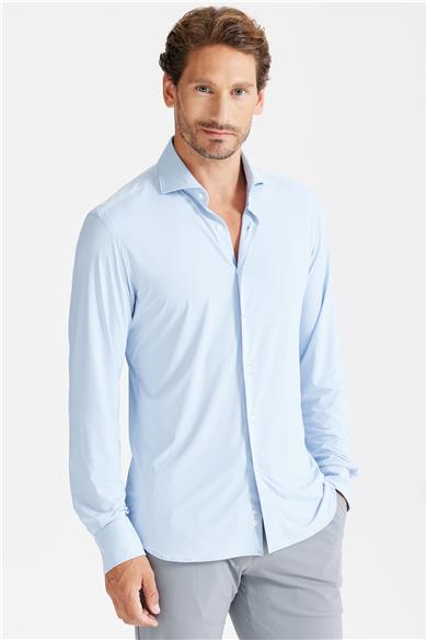 Mavi Vintage Teknik Kumaş Gömlek