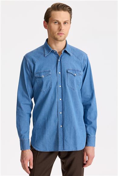 Mavi Western Denim Gömlek