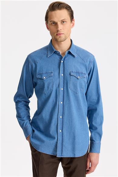 Mavi Western Denim Gömlek