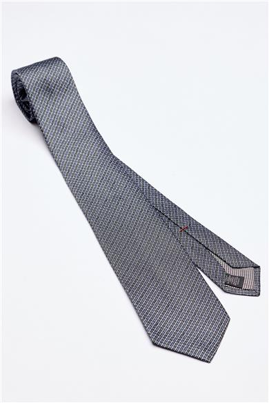 Mavi Yeşil Melanjlı 5 Fold İpek Kravat