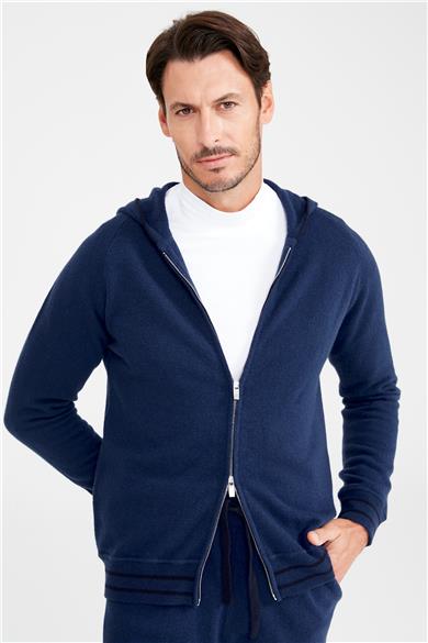 Mavi Yün Kaşmir Eşofman Takımı