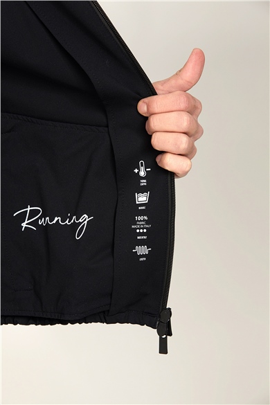 Running Black Sport Jacket