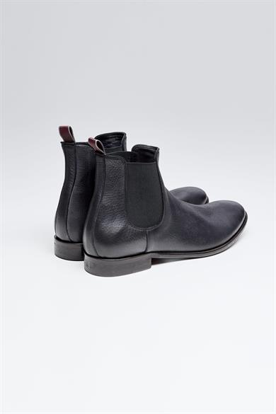 Siyah Deri Bot
