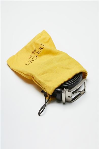 Siyah Deri Erkek Kemer