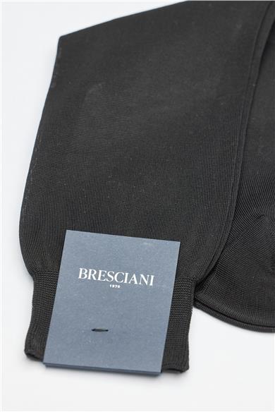 Siyah Merserize Pamuk Çorap