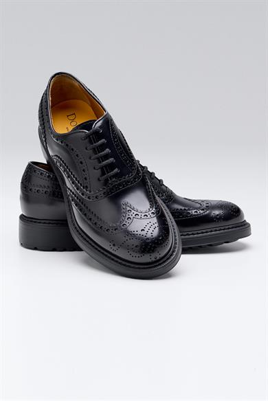 Siyah Oxford Deri Ayakkabı