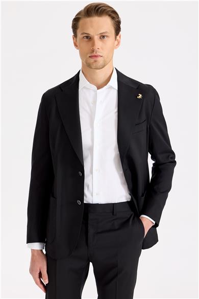 Siyah Yün Takım Elbise