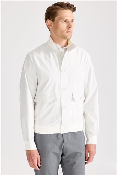 Taş Rengi Teknik Bomber Yağmurluk