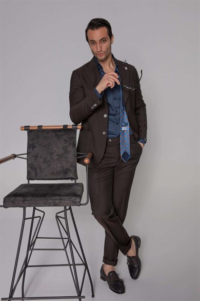 Tombolini Brown Unlined Suit