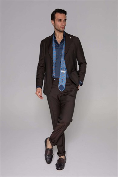 Tombolini Brown Unlined Suit
