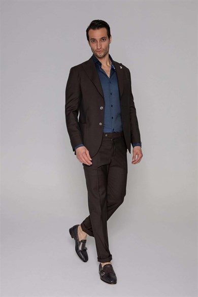 Tombolini Brown Unlined Suit