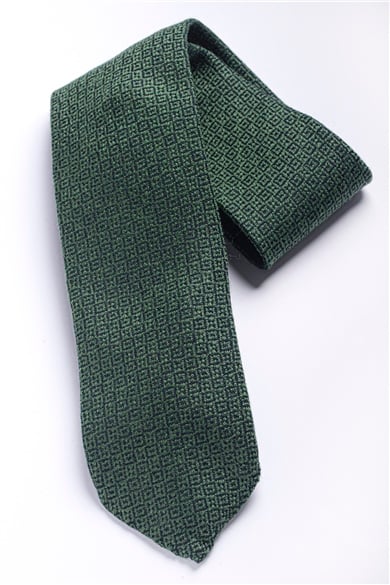 Yeşil Astarsız Yün Kravat