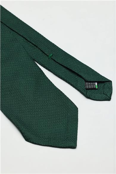 Yeşil Garza İpek Kravat