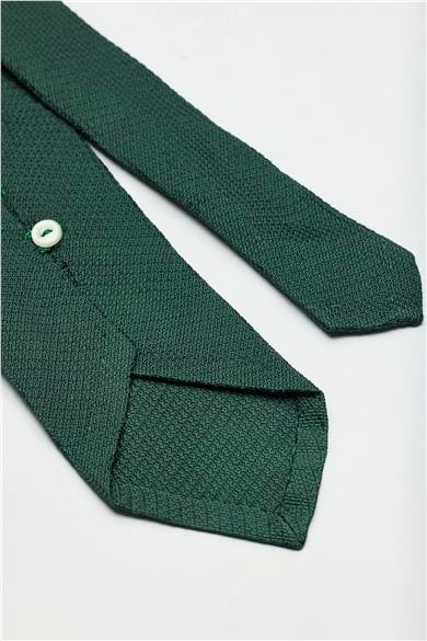Yeşil Garza İpek Kravat