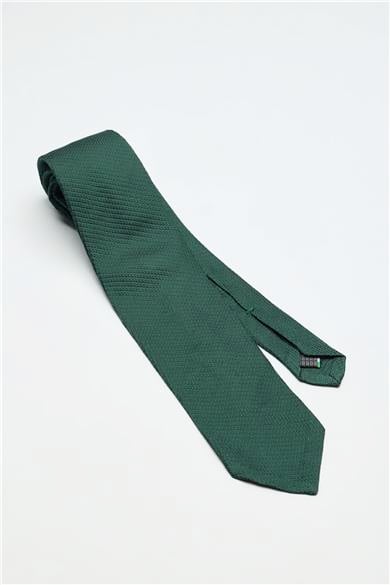 Yeşil Garza İpek Kravat