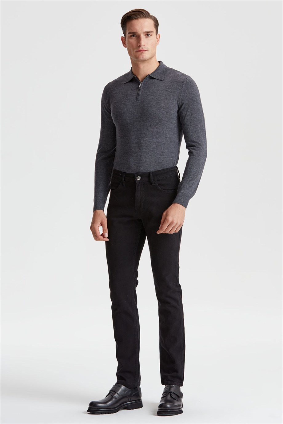 5 Cep Siyah Chino Erkek Pantolon