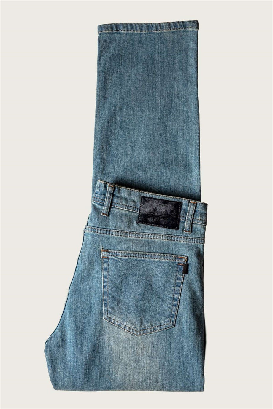 Baglioni Taşlama Mavi Jean Pantolon