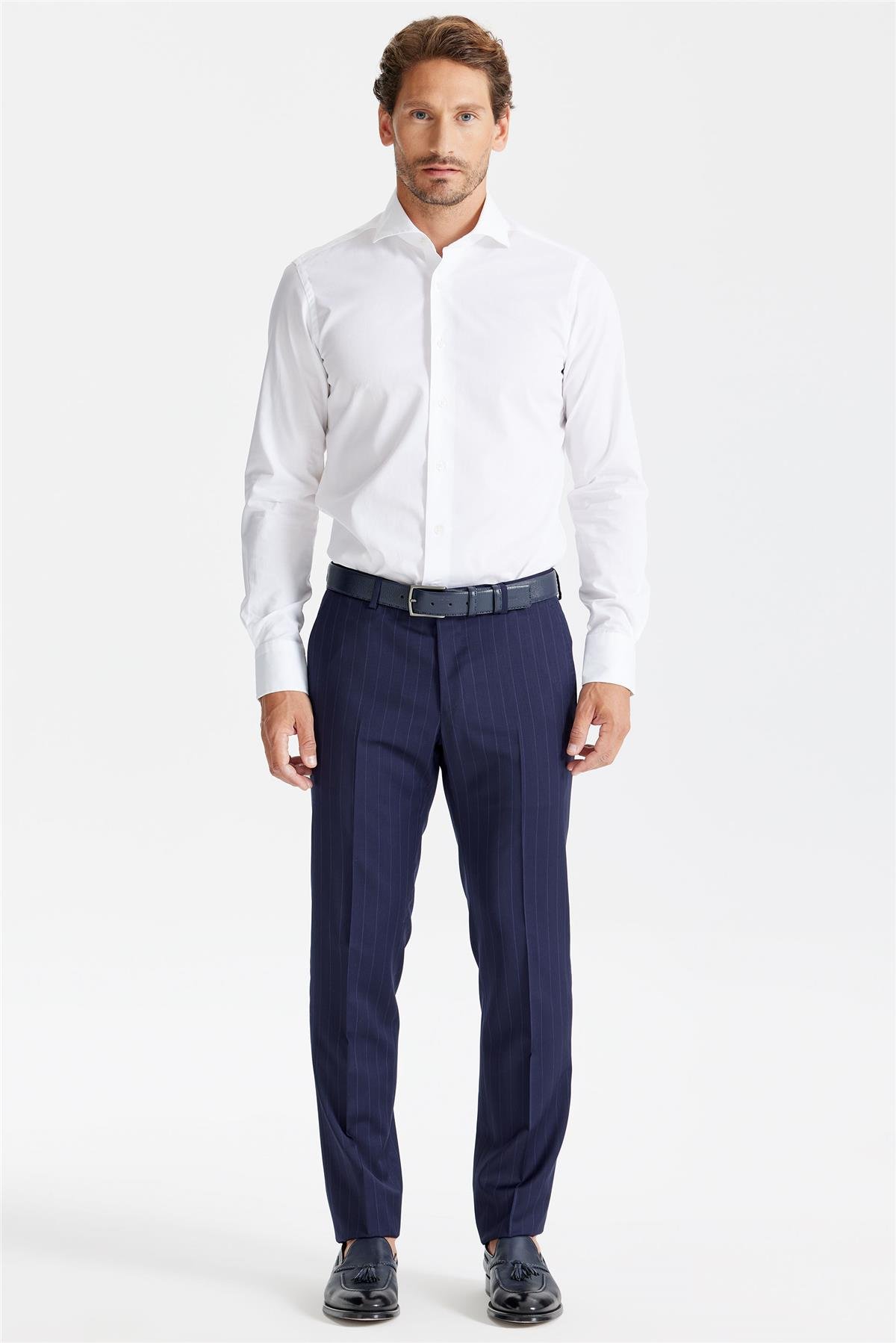 Beyaz Klasik Pamuk Gömlek