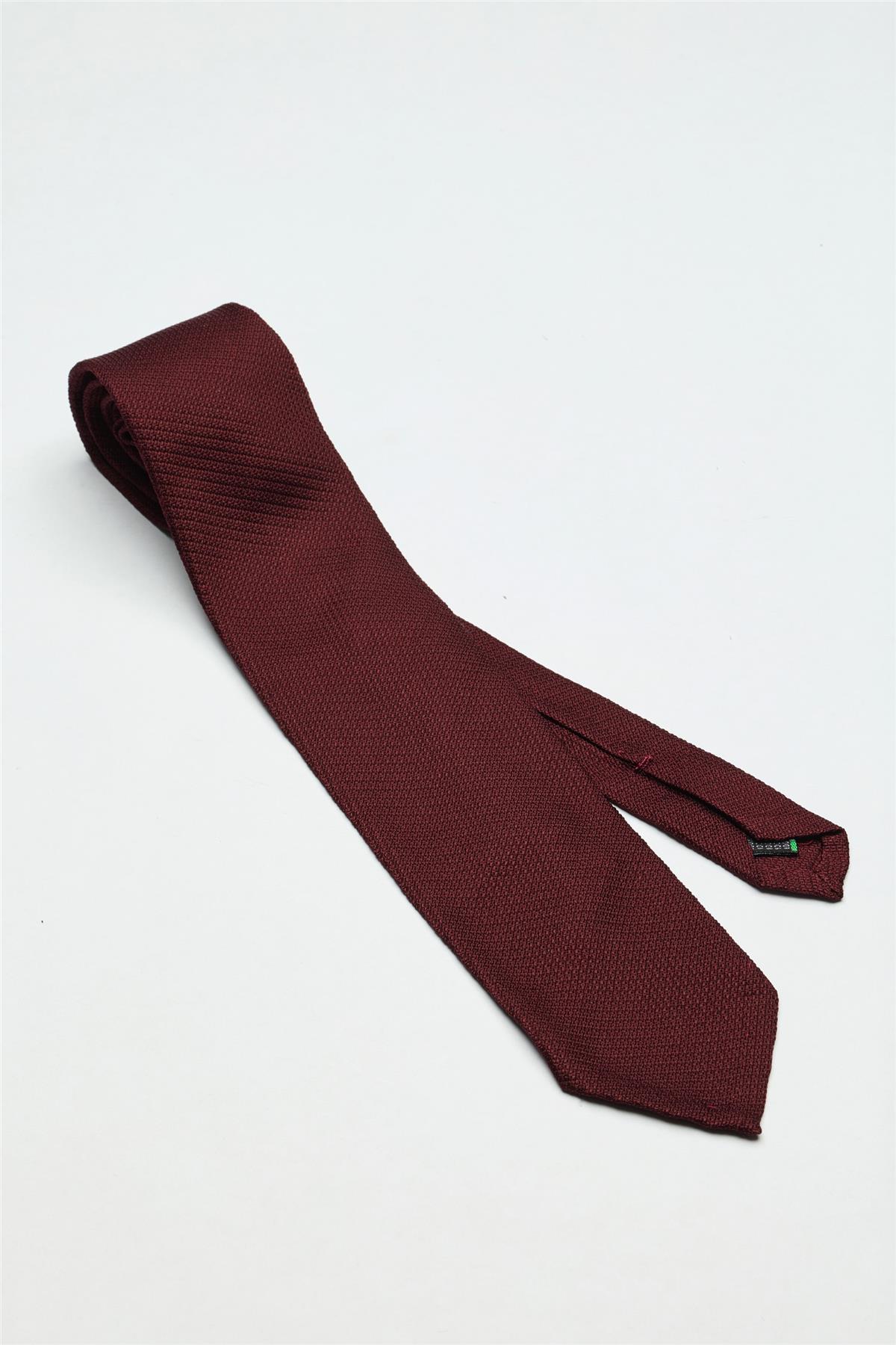 Bordo Garza İpek Kravat