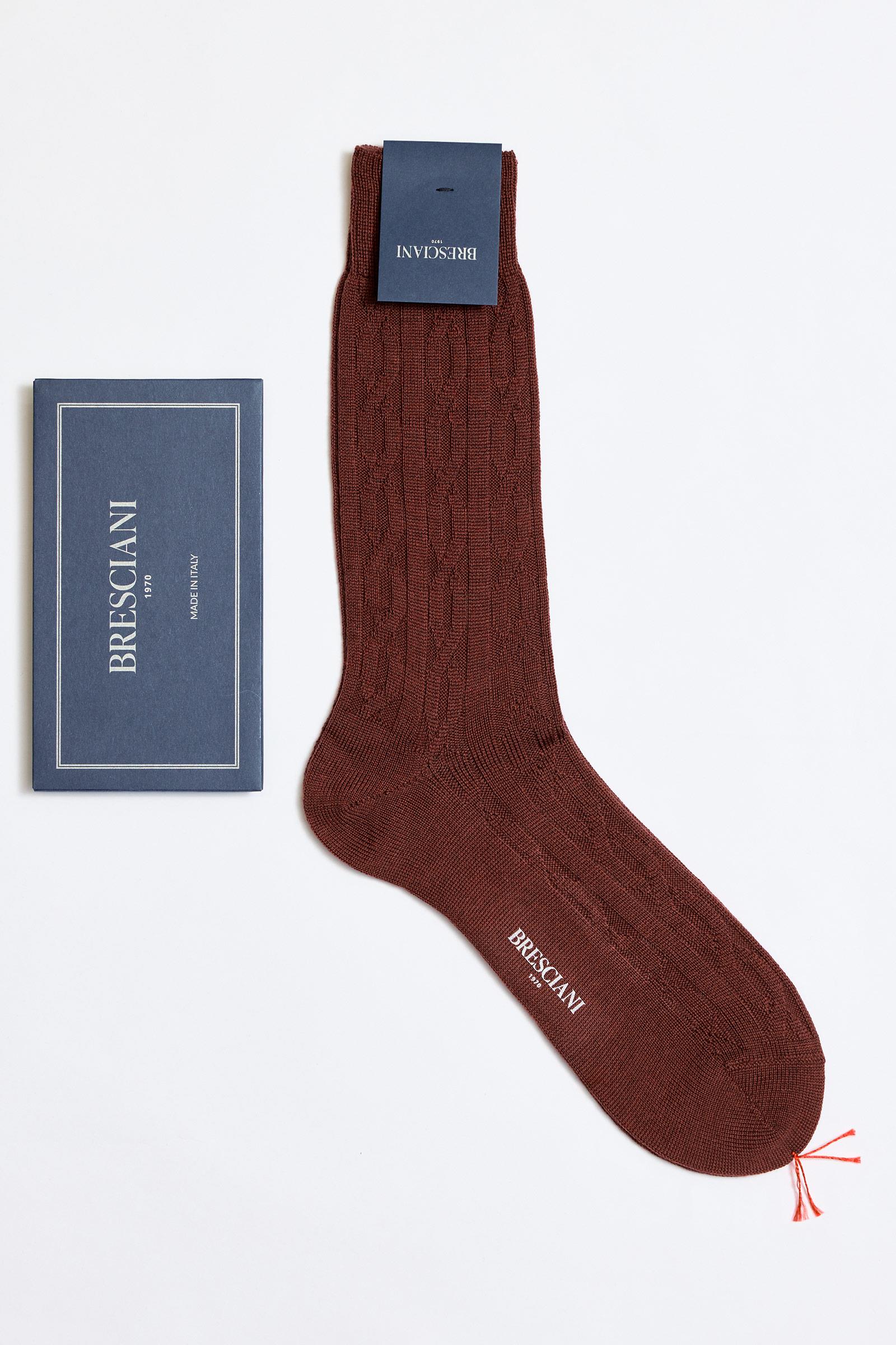 Bordo Yün Çorap