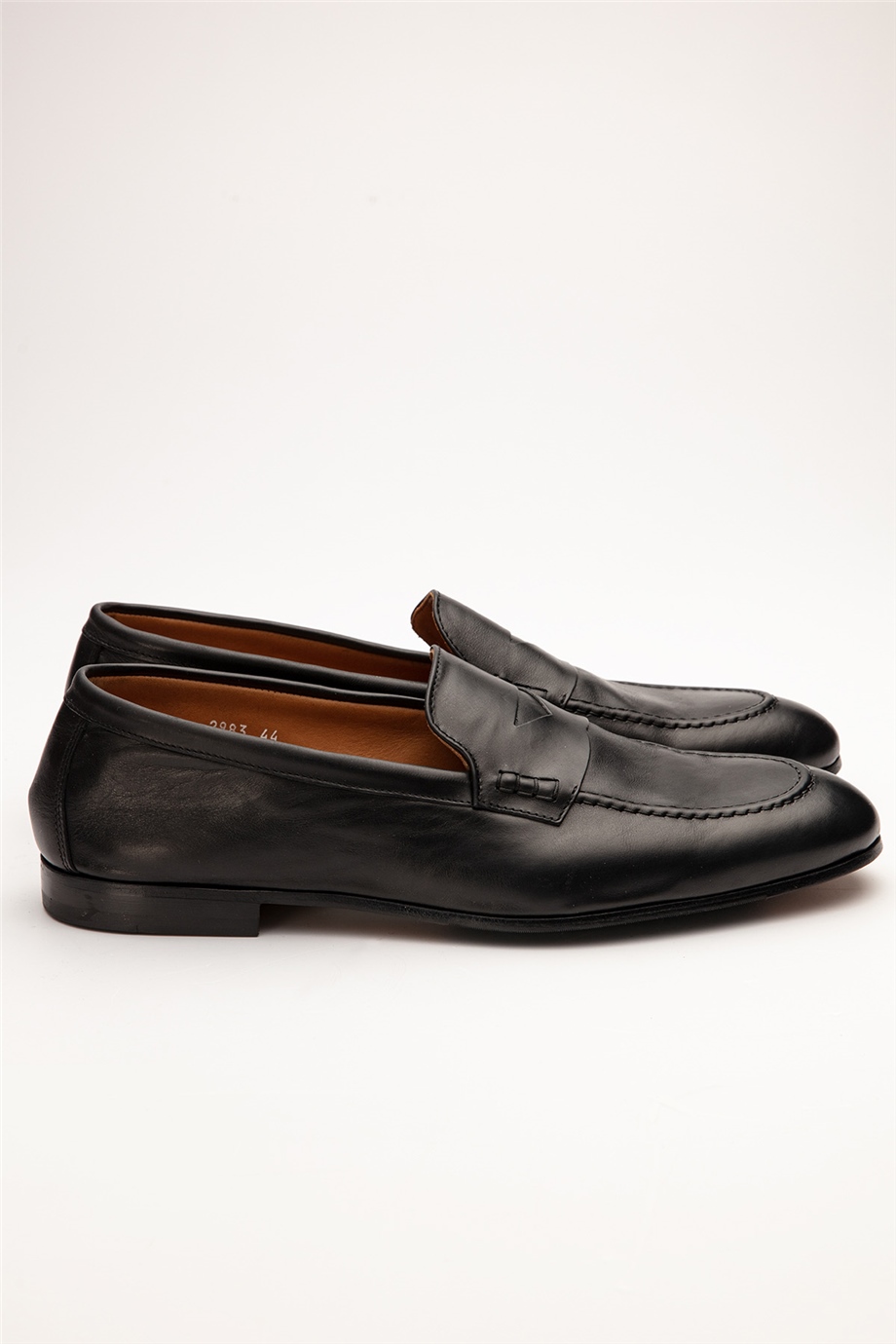 Douca’s Siyah Erkek Deri Loafer