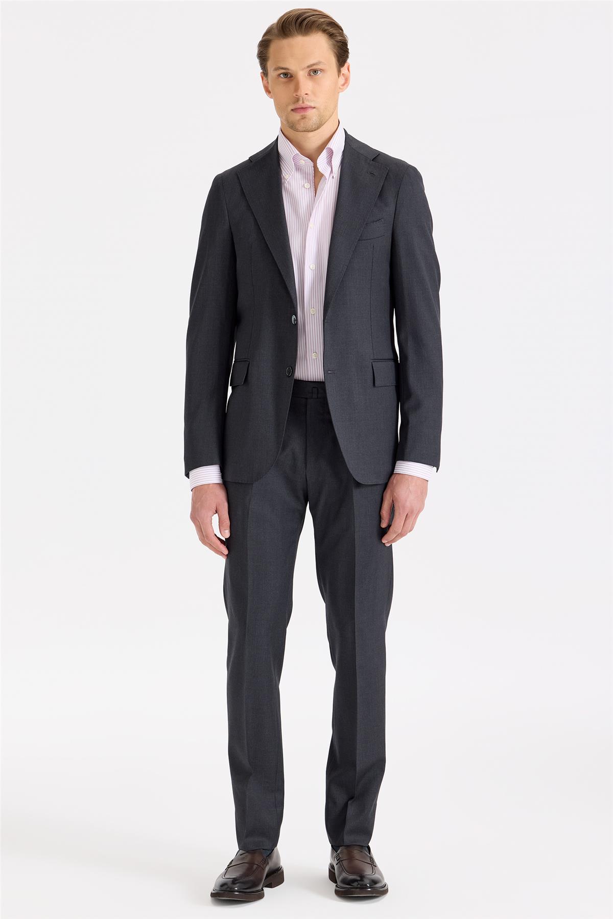 Füme Yün Takım Elbise