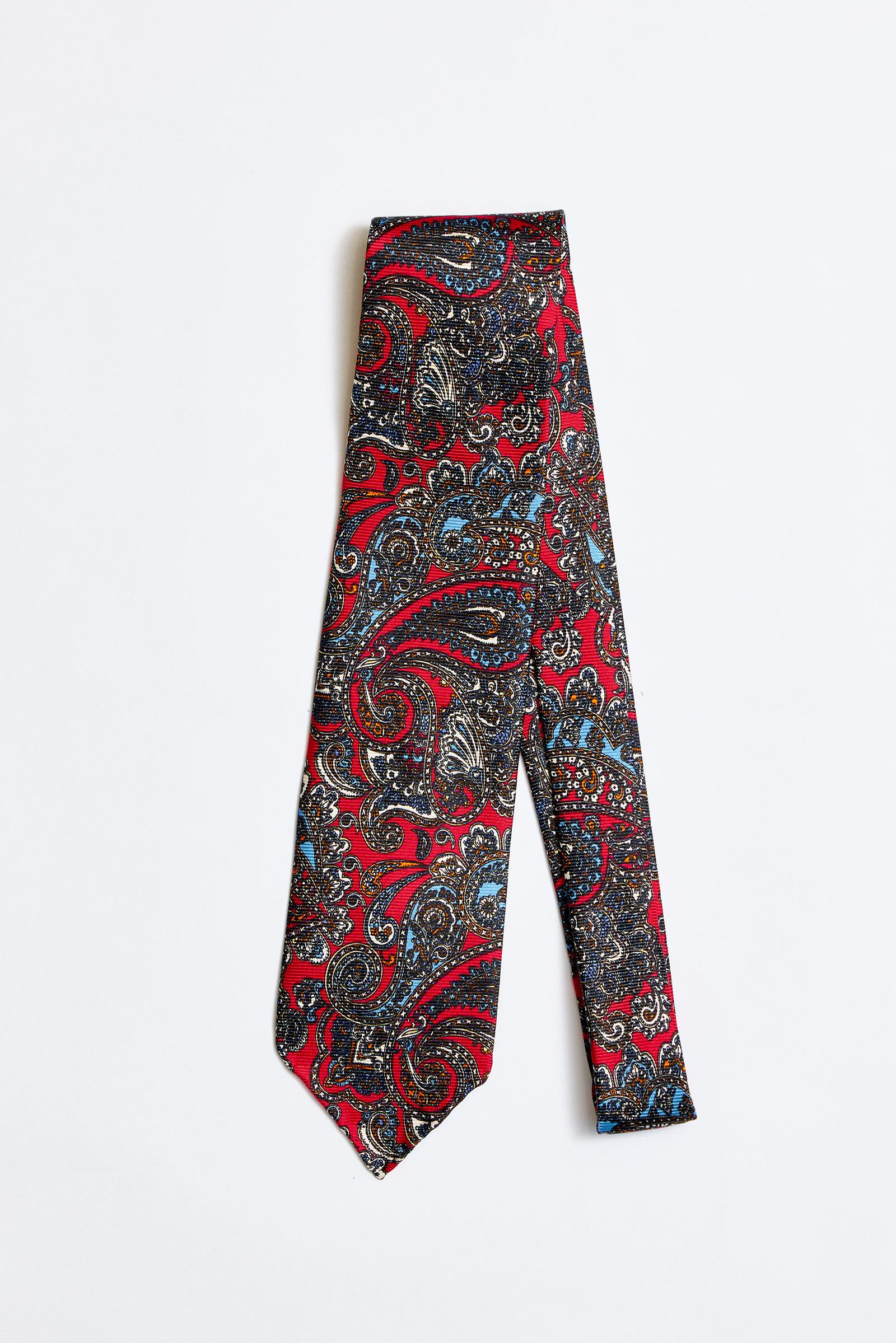 Fuşya Astarsız 3 Fold İpek Kravat