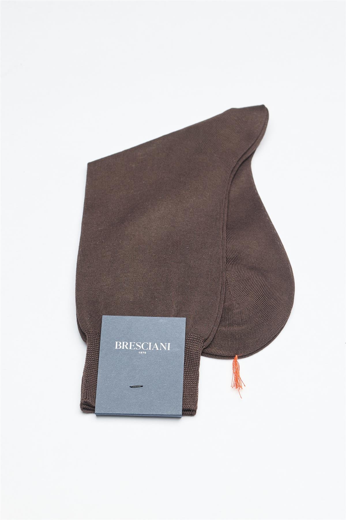 Kahverengi Merserize Pamuk Çorap