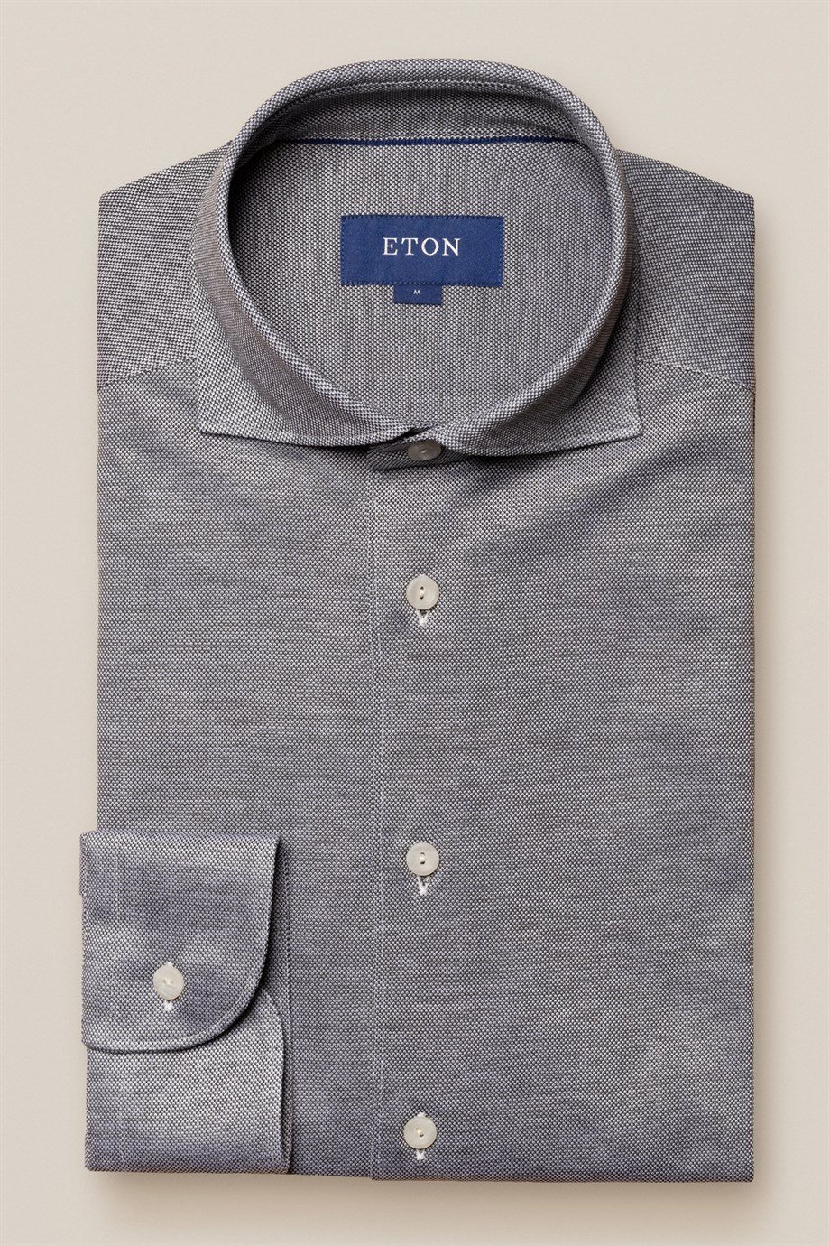 Koyu Gri Pique Gömlek