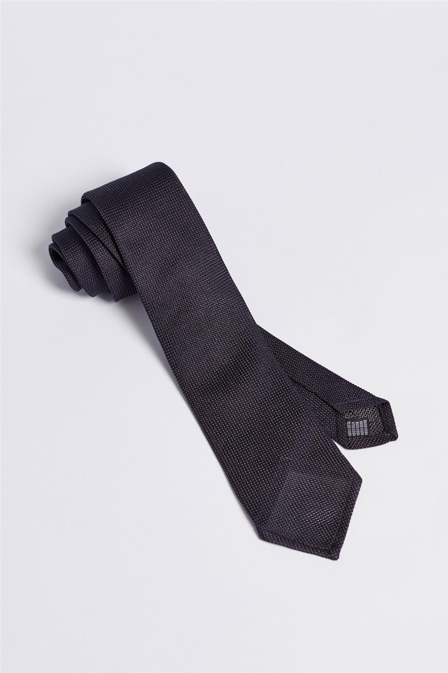 Lacivert Astarsız İpek Kravat