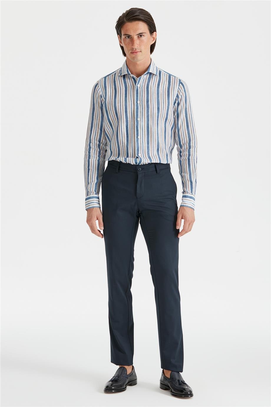 Lacivert Erkek Pamuk Pantolon