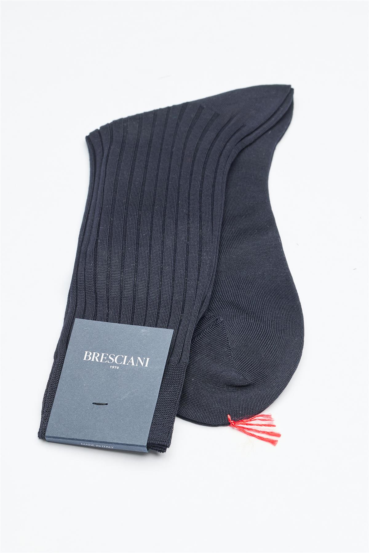 Lacivert Merserize Pamuk Çorap