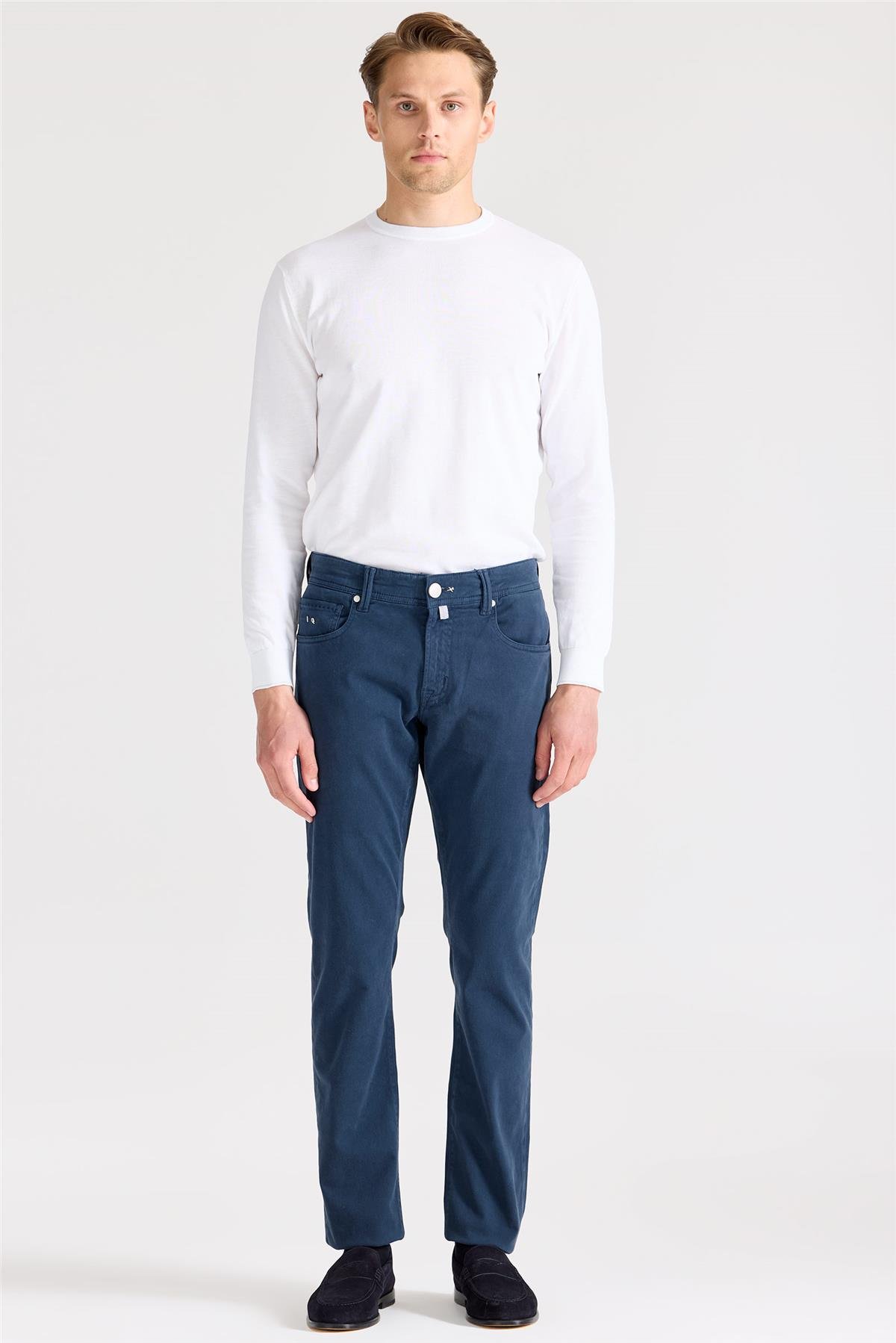 Lacivert Pamuk Pantolon