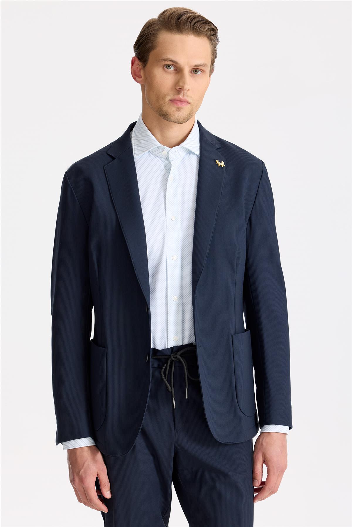 Lacivert Running Spor Takım Elbise