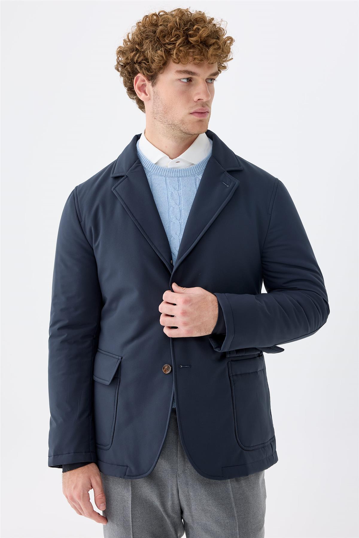 Lacivert Spor Ceket 