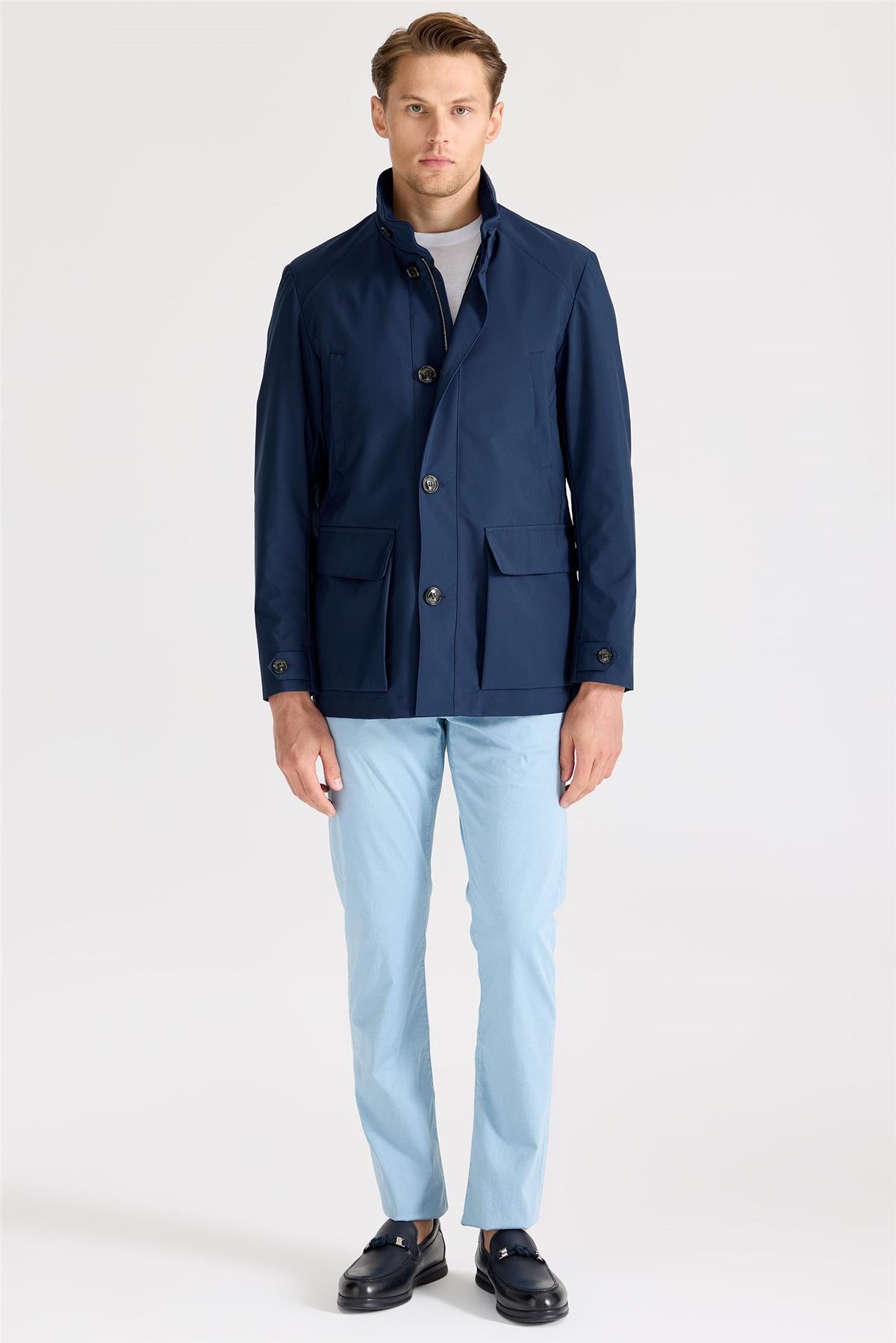 Lacivert Teknik Mont 