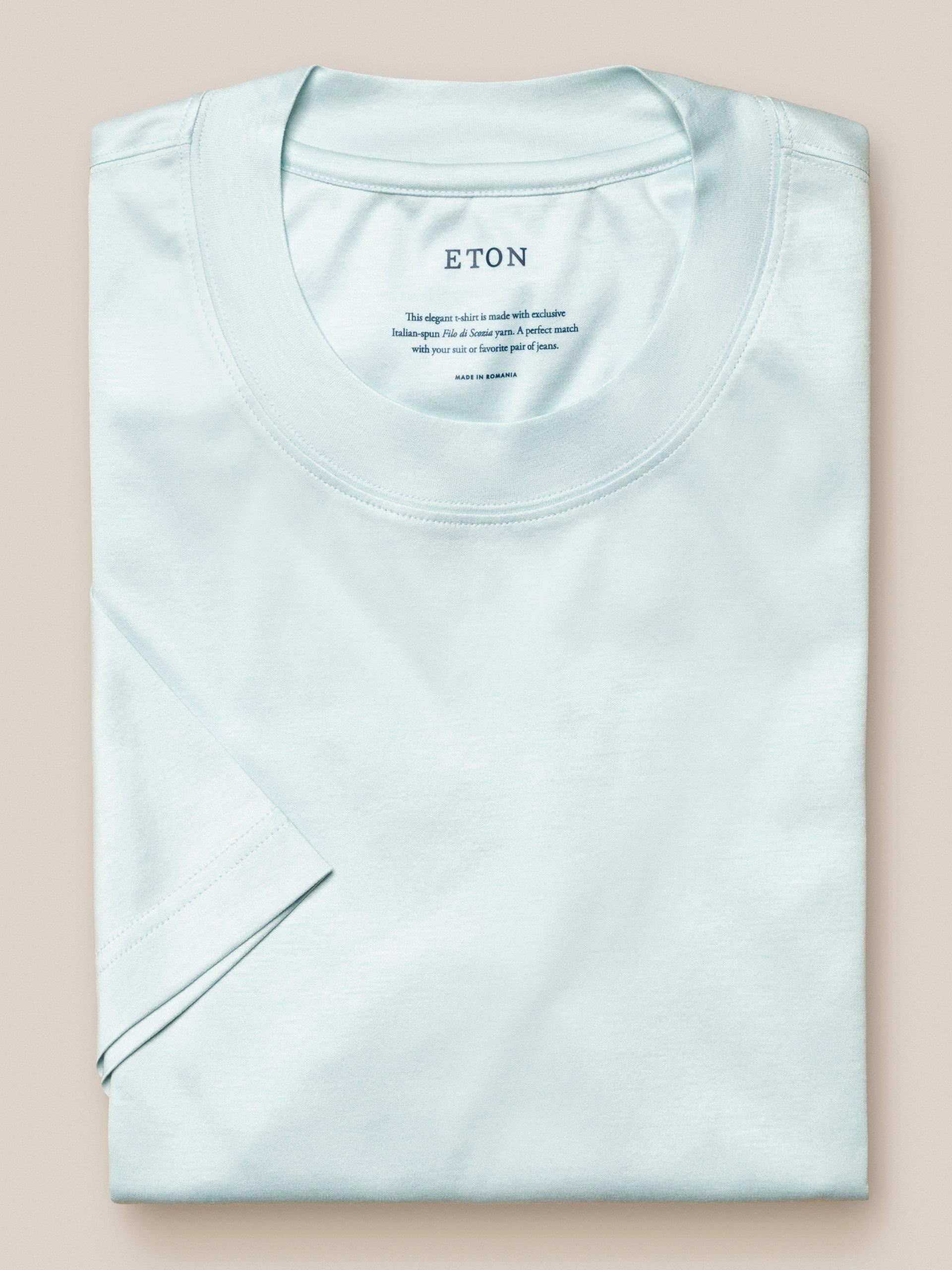 Mavi Filo Di Scozia Pamuk  T-Shirt