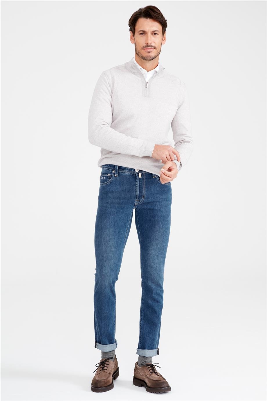 Mavi İpek Lyocell Denim Pantolon  