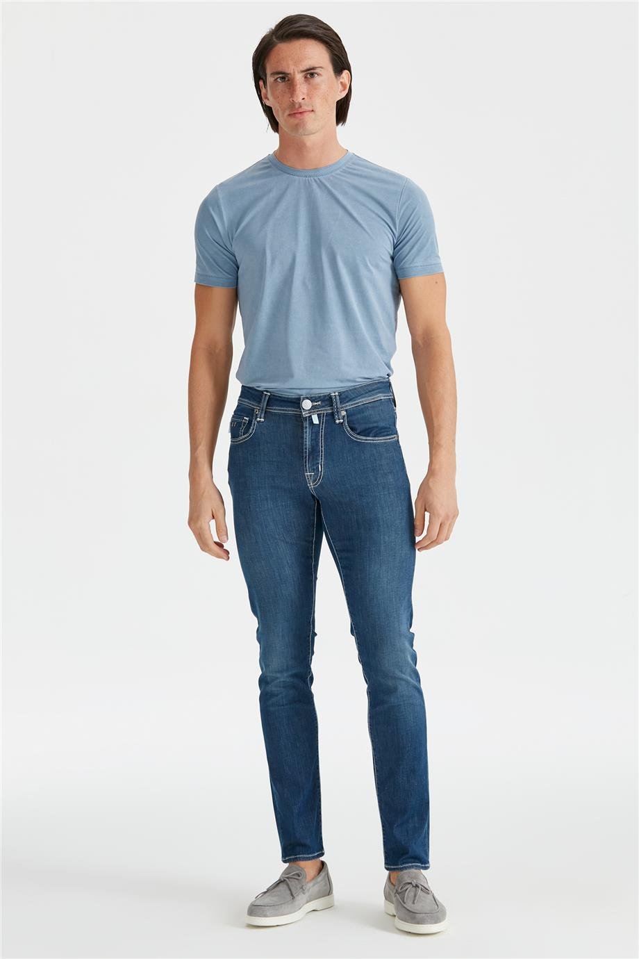 Mavi Organik Pamuklu Denim Pantolon